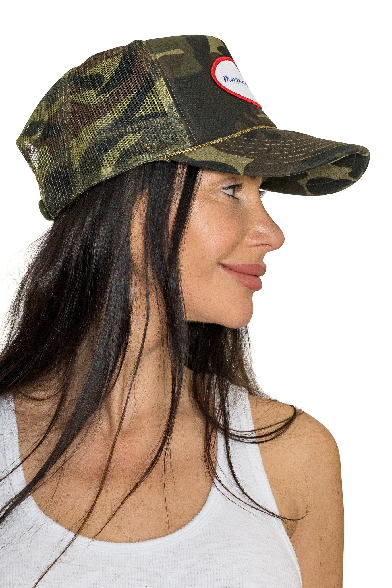 Mamacita Trucker Hat in Camo