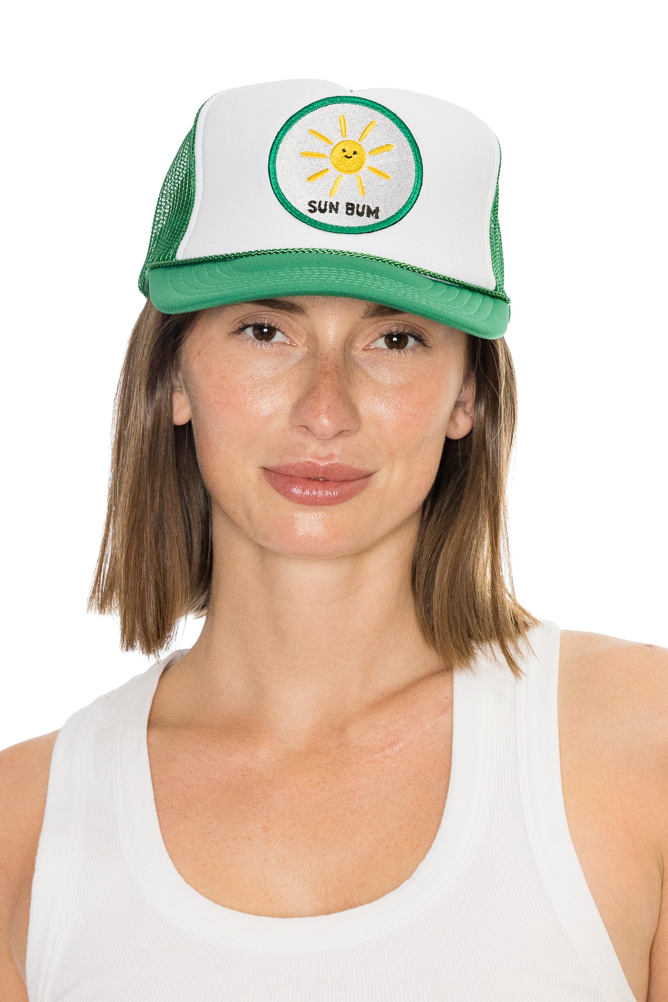 Sun Bum Trucker Hat in Green Split