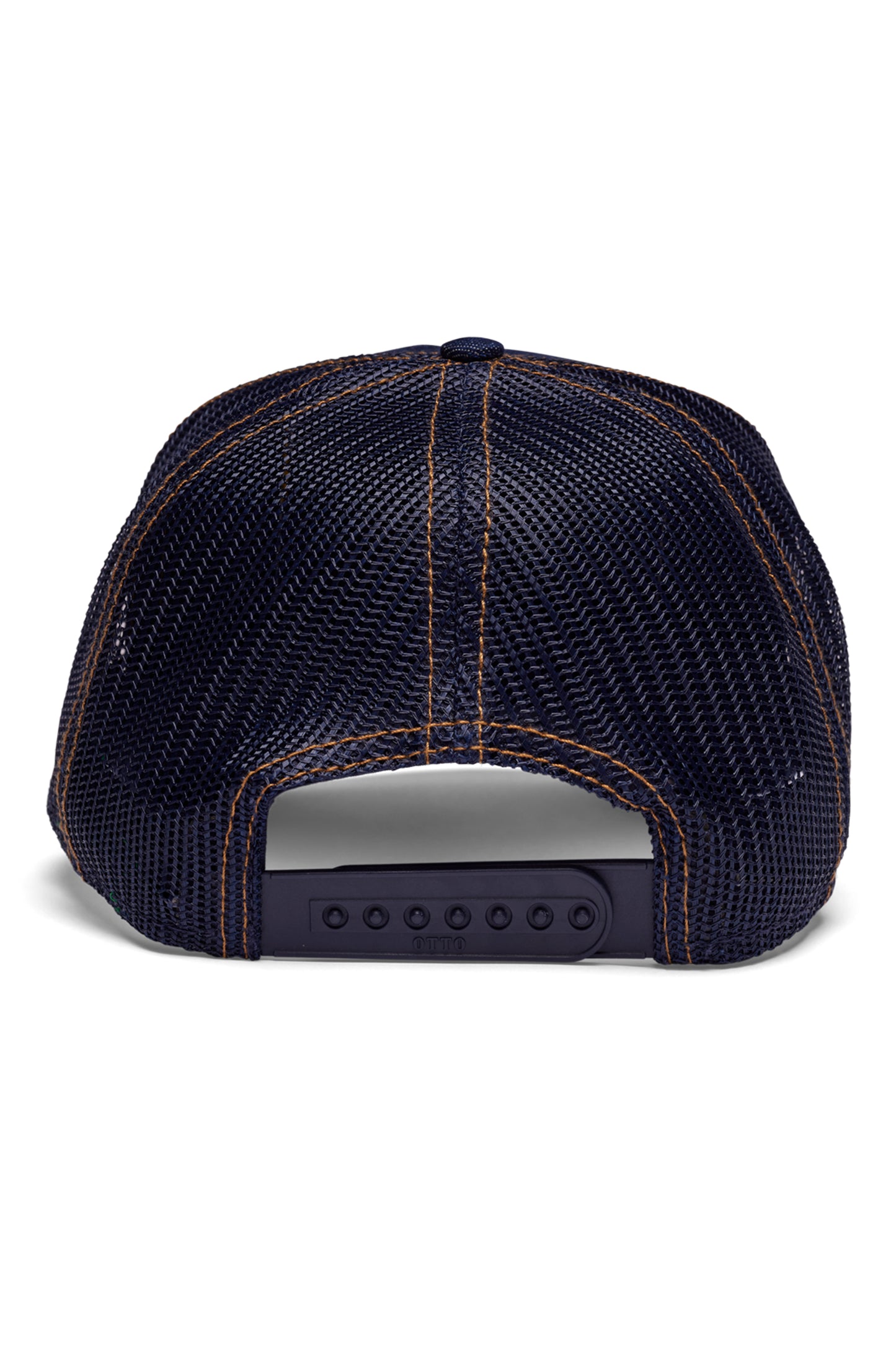 Unisex trucker hat featuring a versatile design with breathable mesh panels and adjustable snapback closure