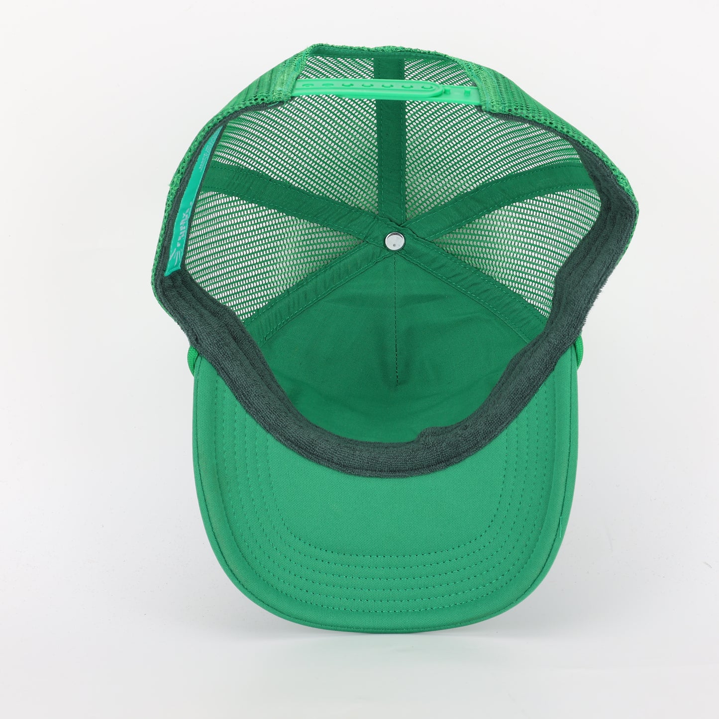Meet Me Under The Mistletoe Trucker Hat in Green