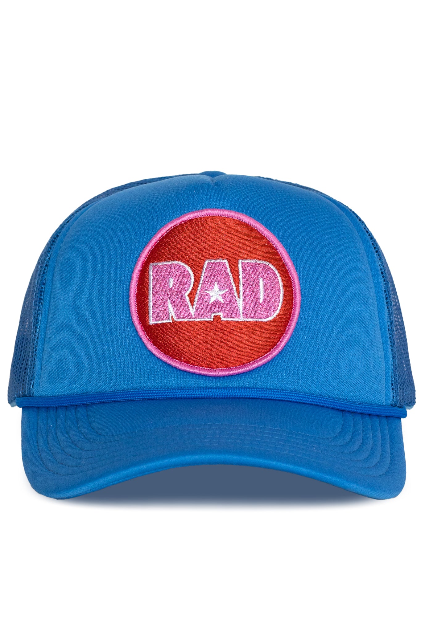 Rad Star Trucker Hat in Blue