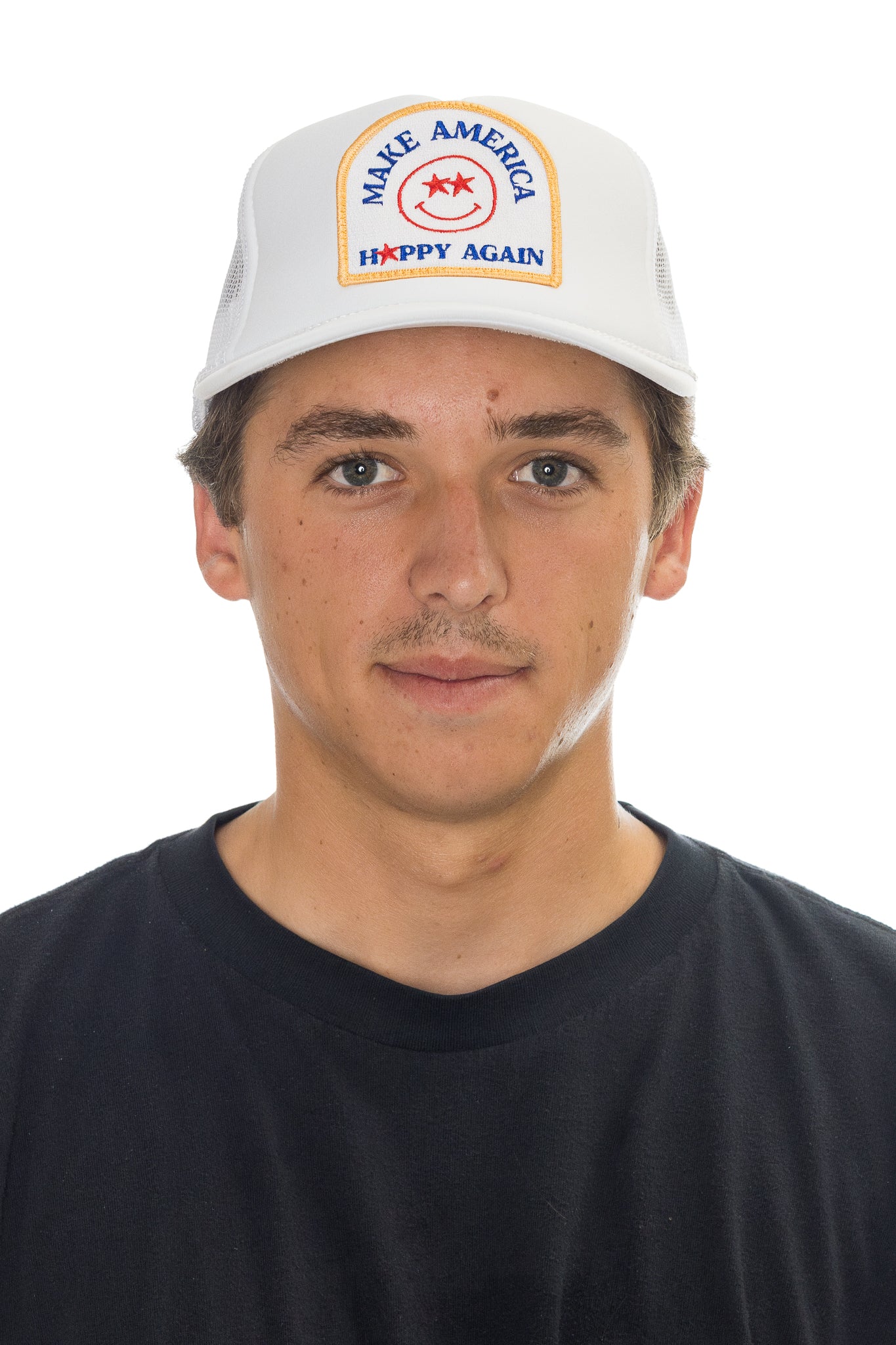 America Happy Again Hat in White