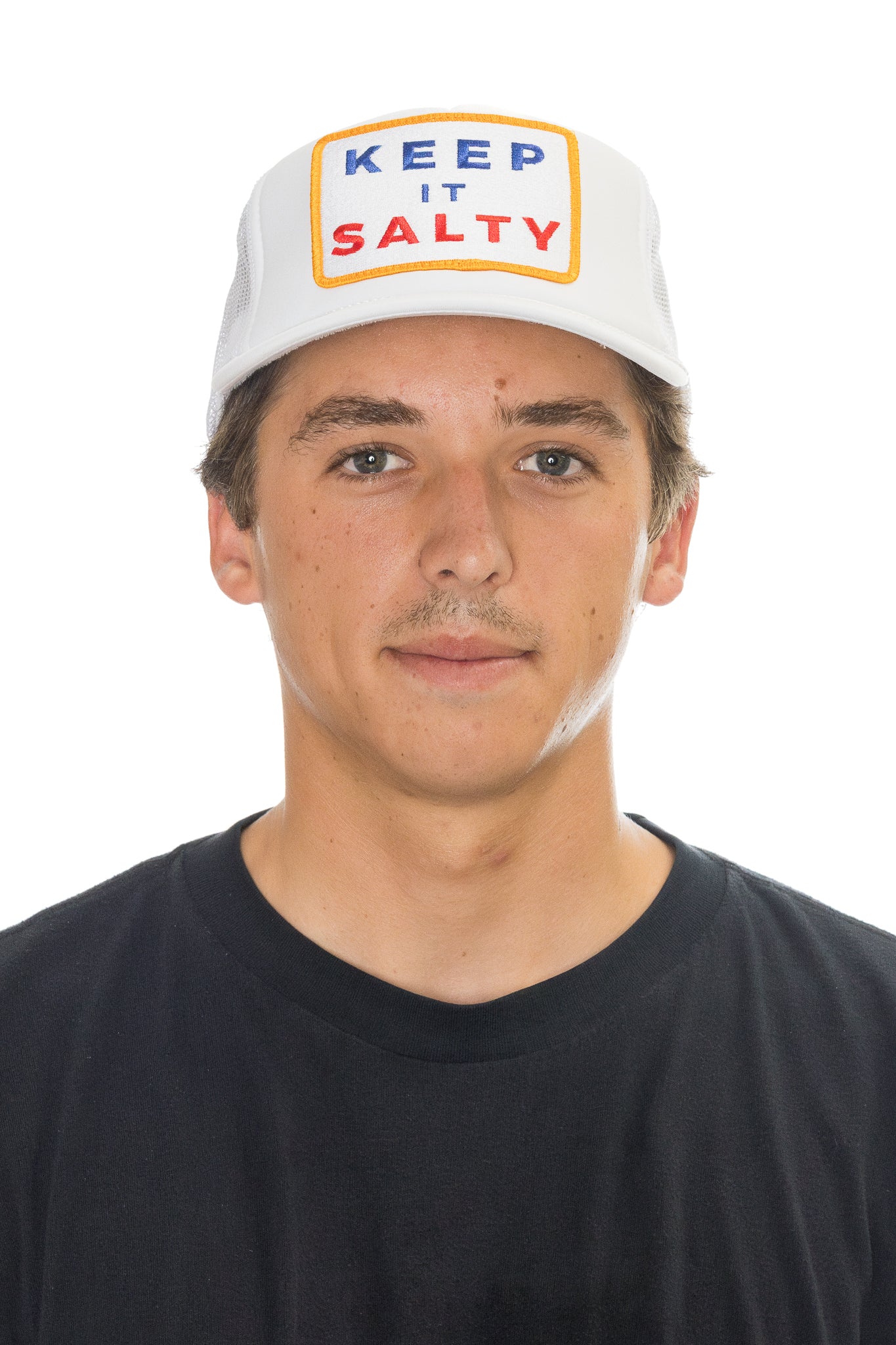 Salty Trucker Hats in White