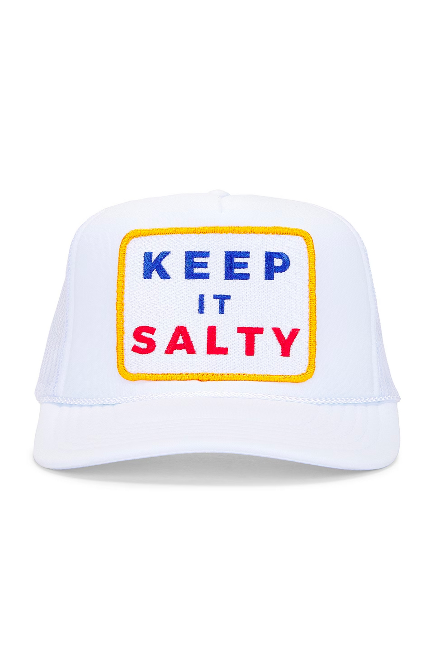 Keep It Salty Trucker Hat in White