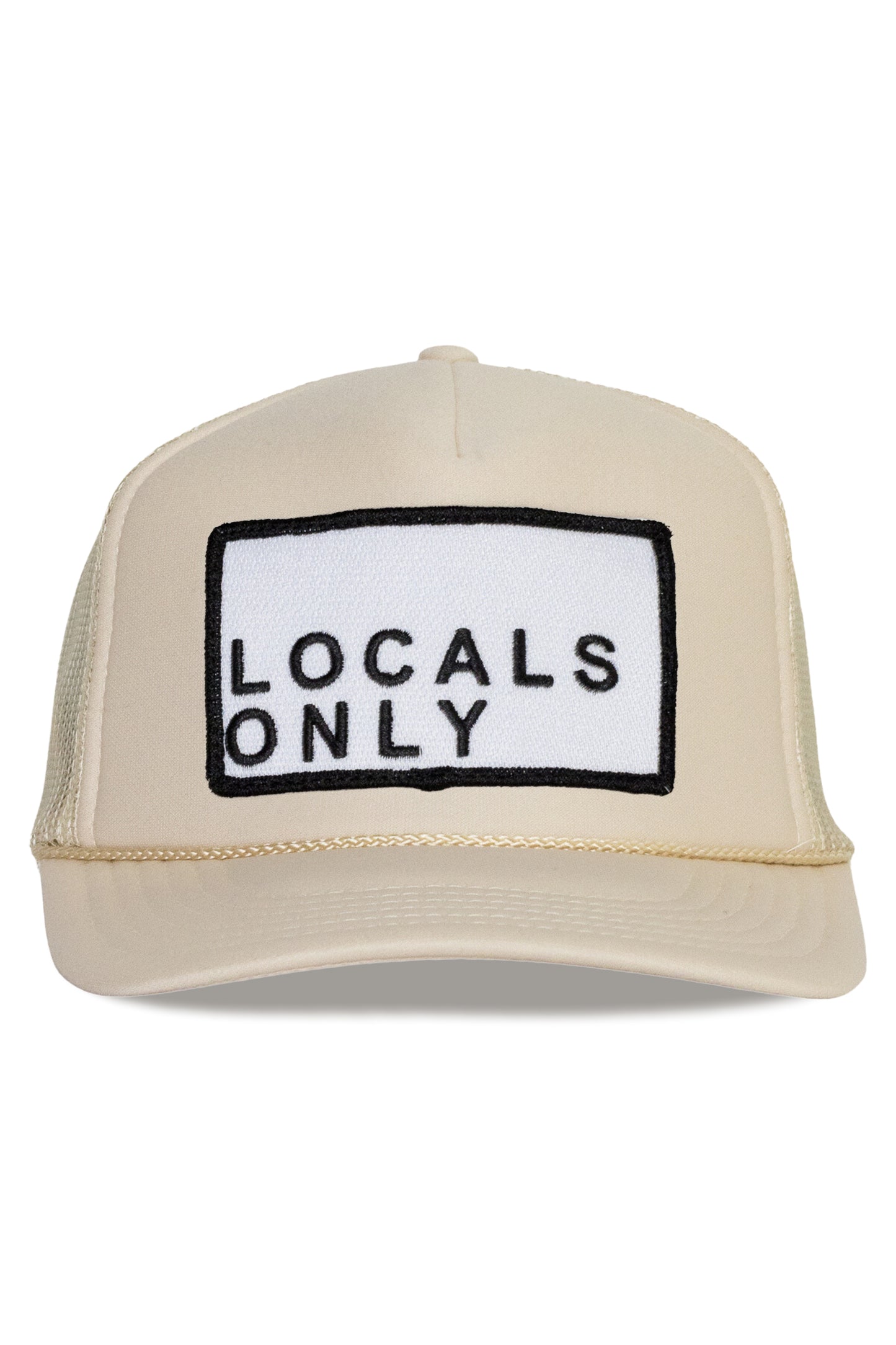 Locals Only Trucker Hat in Tan