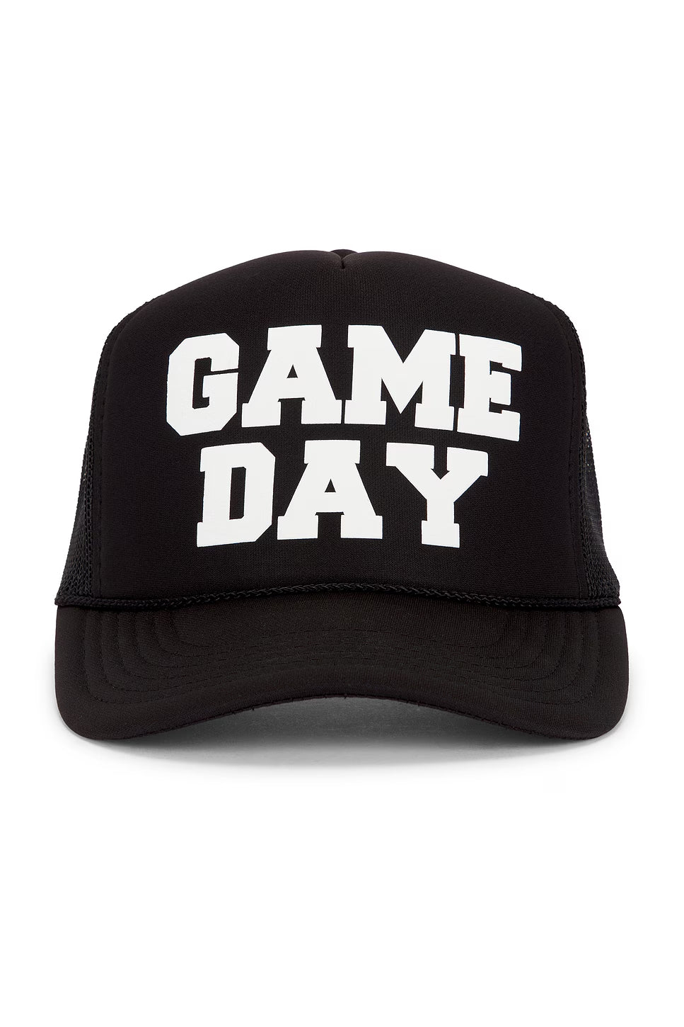 Game Day Trucker Hat in Black