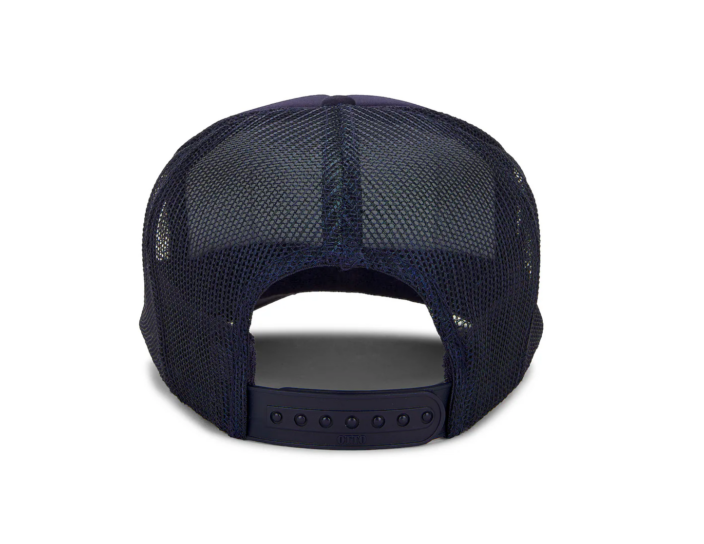Unisex trucker hat featuring a versatile design with breathable mesh panels and adjustable snapback closure