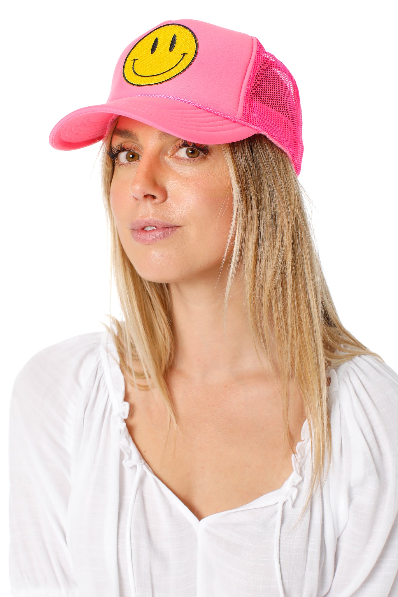 Happy Face Trucker Hats