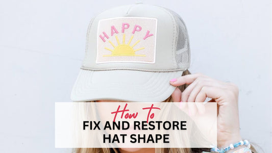 fix and restore the hat shape