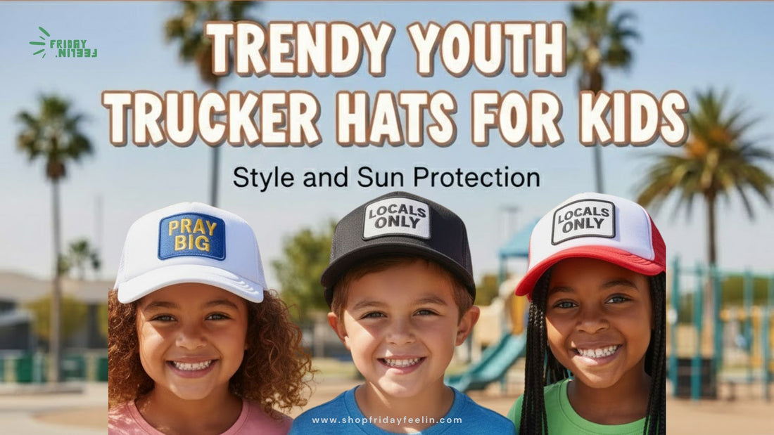 Trendy Youth Trucker Hats for Kids