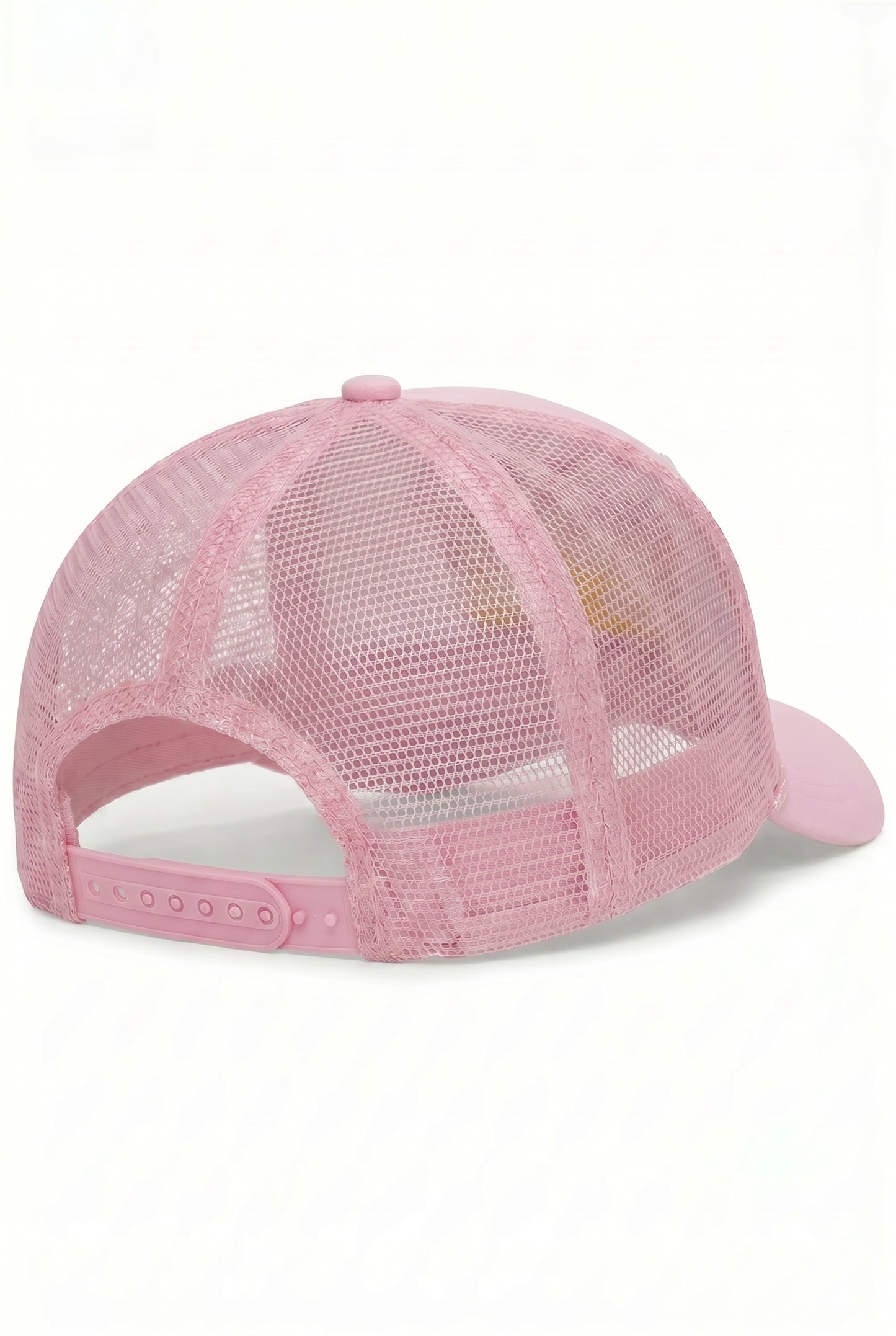 Youth Happy Sun Trucker Hat in Pink