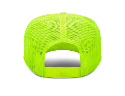 Vibes Trucker Hat in Neon Yellow 1/1