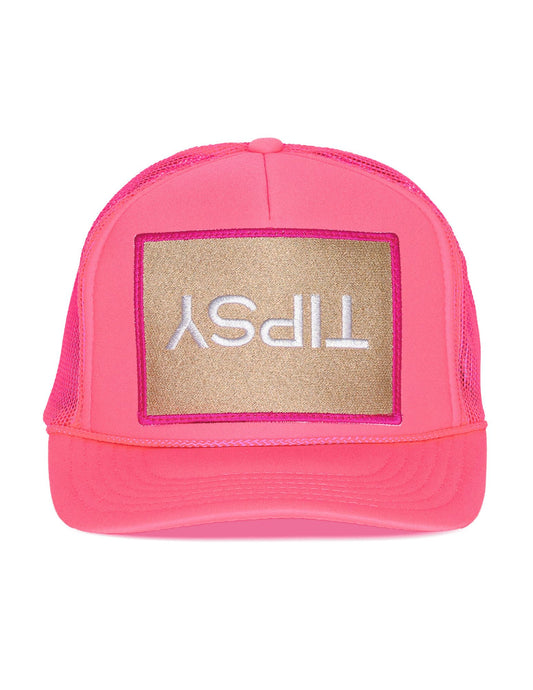 Tipsy Trucker Hat in Pink