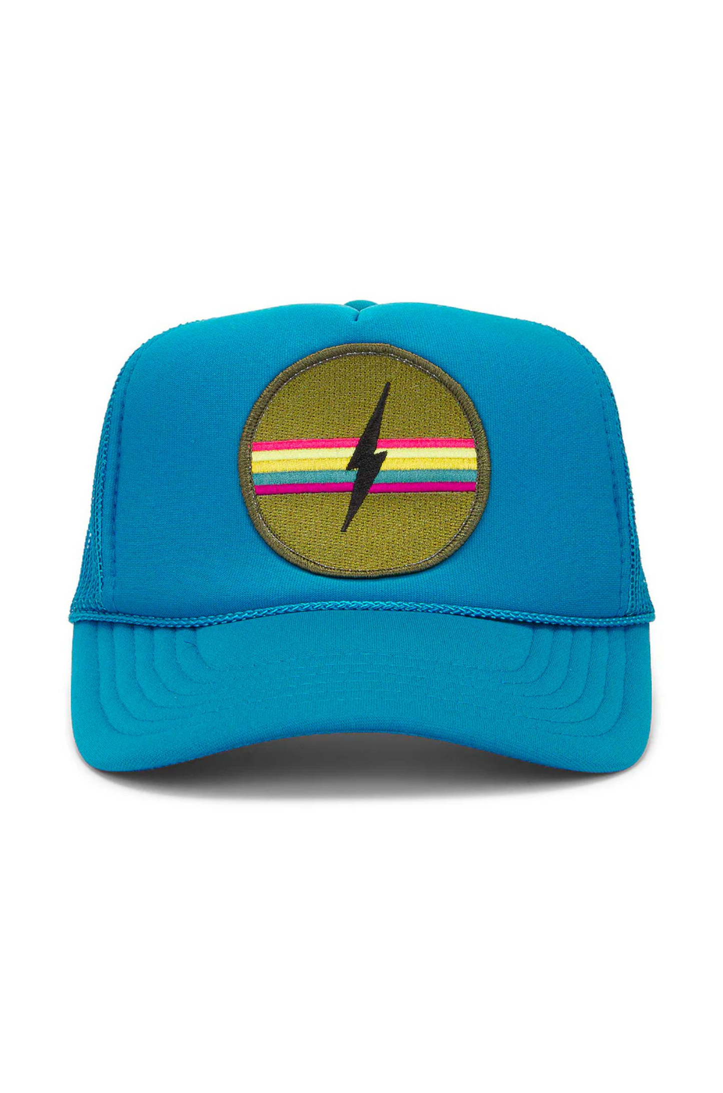 Electric Rainbow Hat - Blue