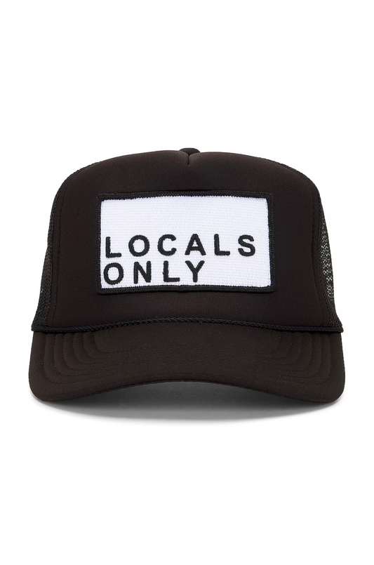 Locals Only Hat - Black