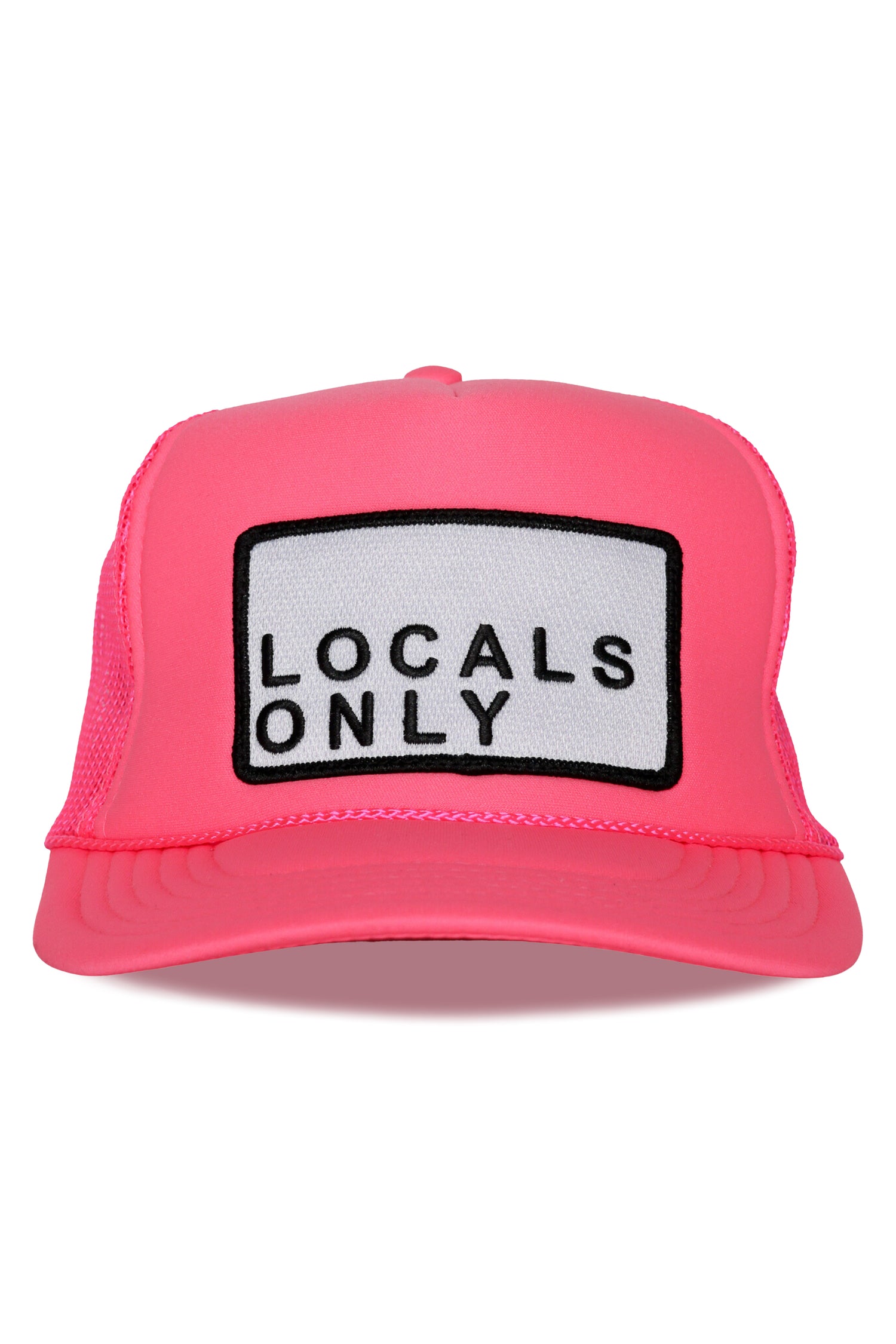 Locals Only Trucker Hat in Pink