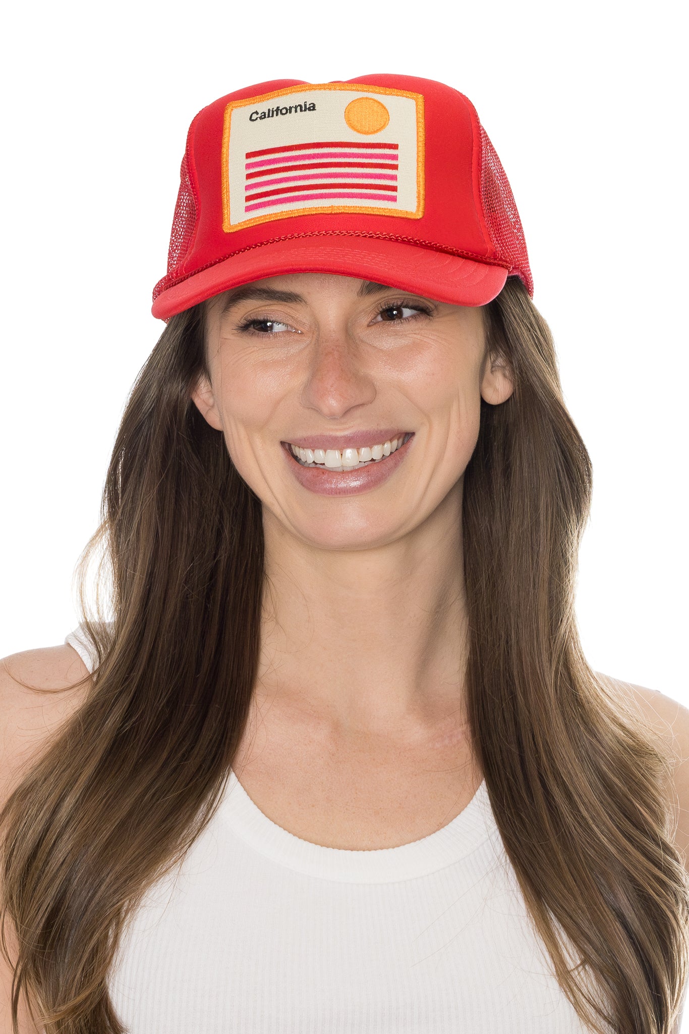 Trucker Hat in Red