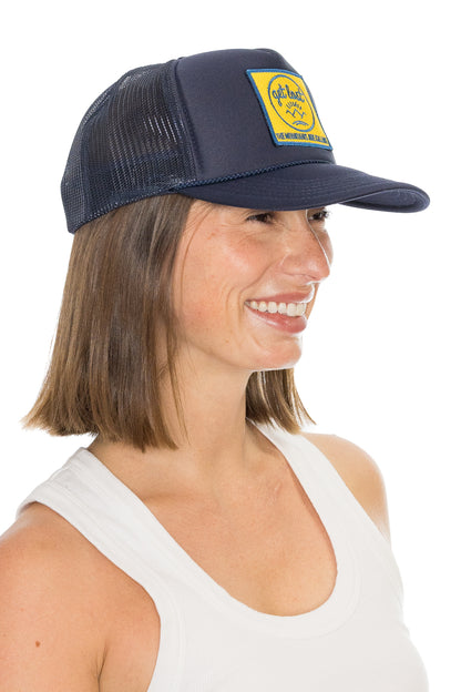 Get Lost Trucker Hat in Navy