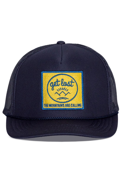 Get Lost Trucker Hat in Navy