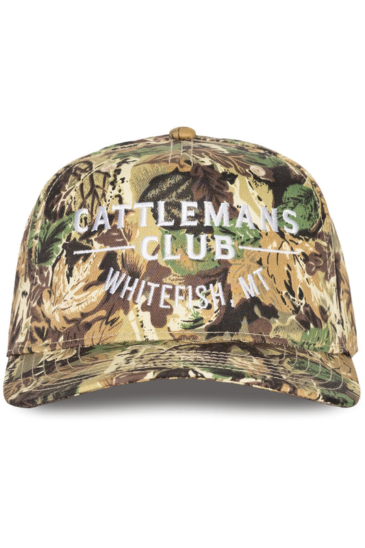 Cattlemans Club Snapback Trucker Hat in Camo