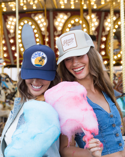 Sunset Club Trucker Hat in Navy