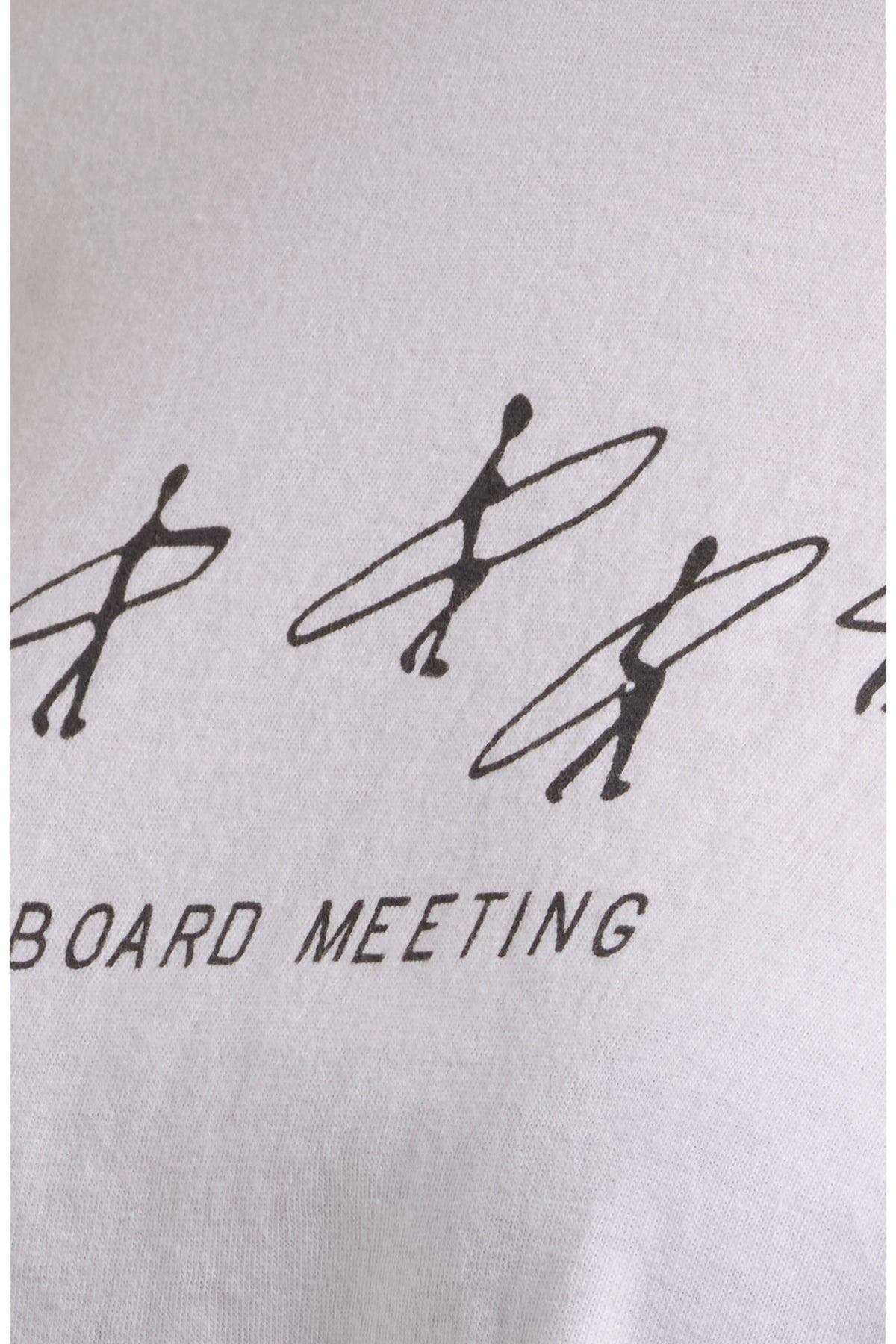 Board Meeting Tee in White