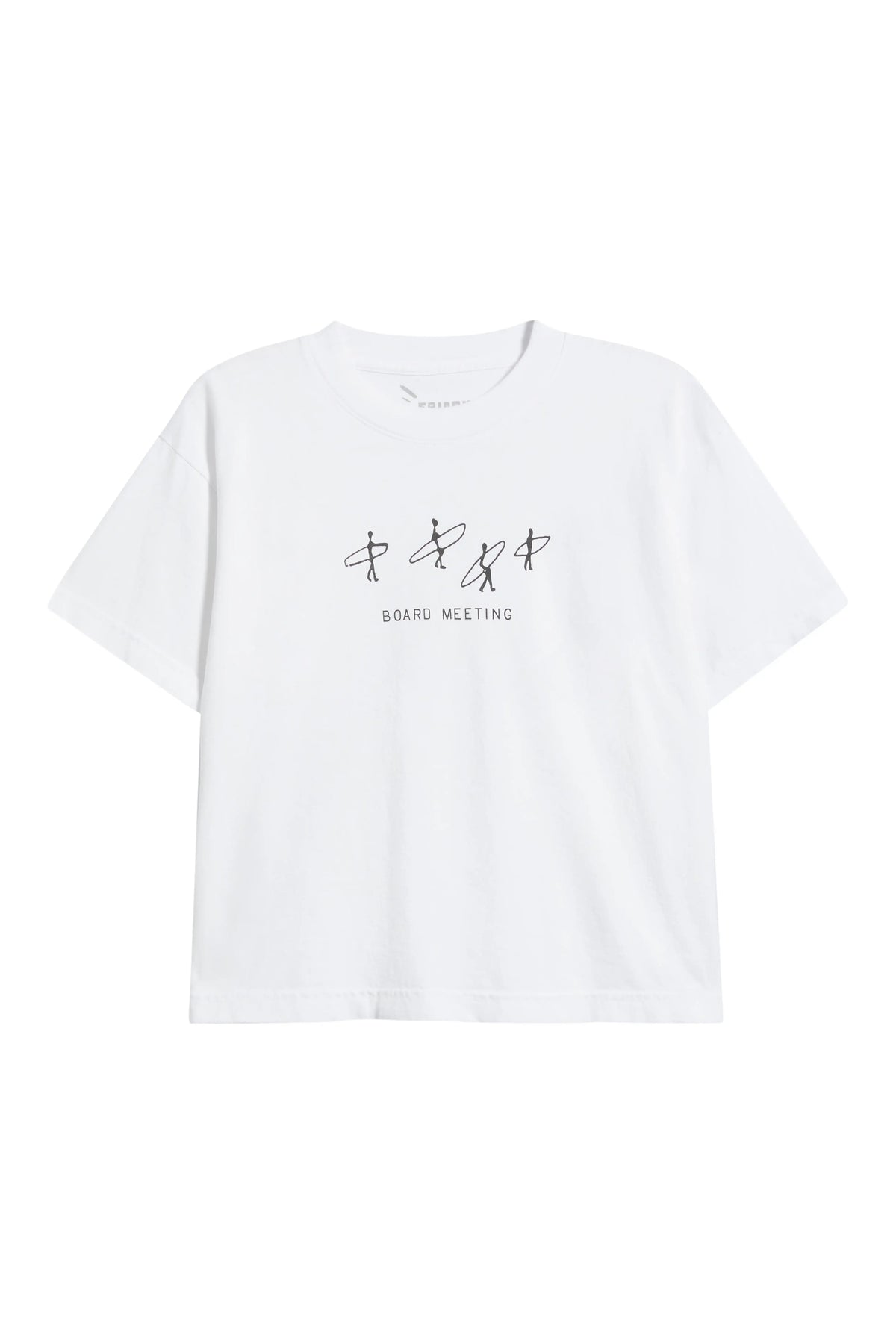 Board Meeting Tee in White