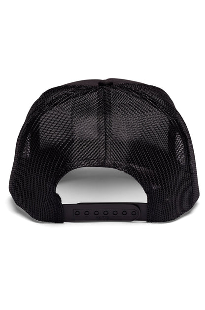 Drinks Well With Others Trucker Hat in Black