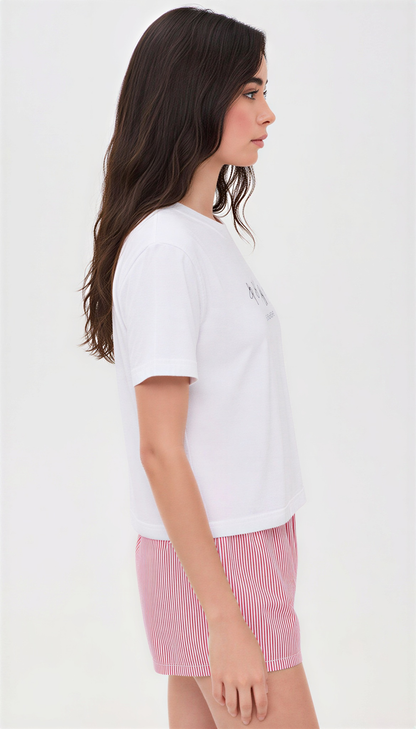 Board Meeting Tee in White