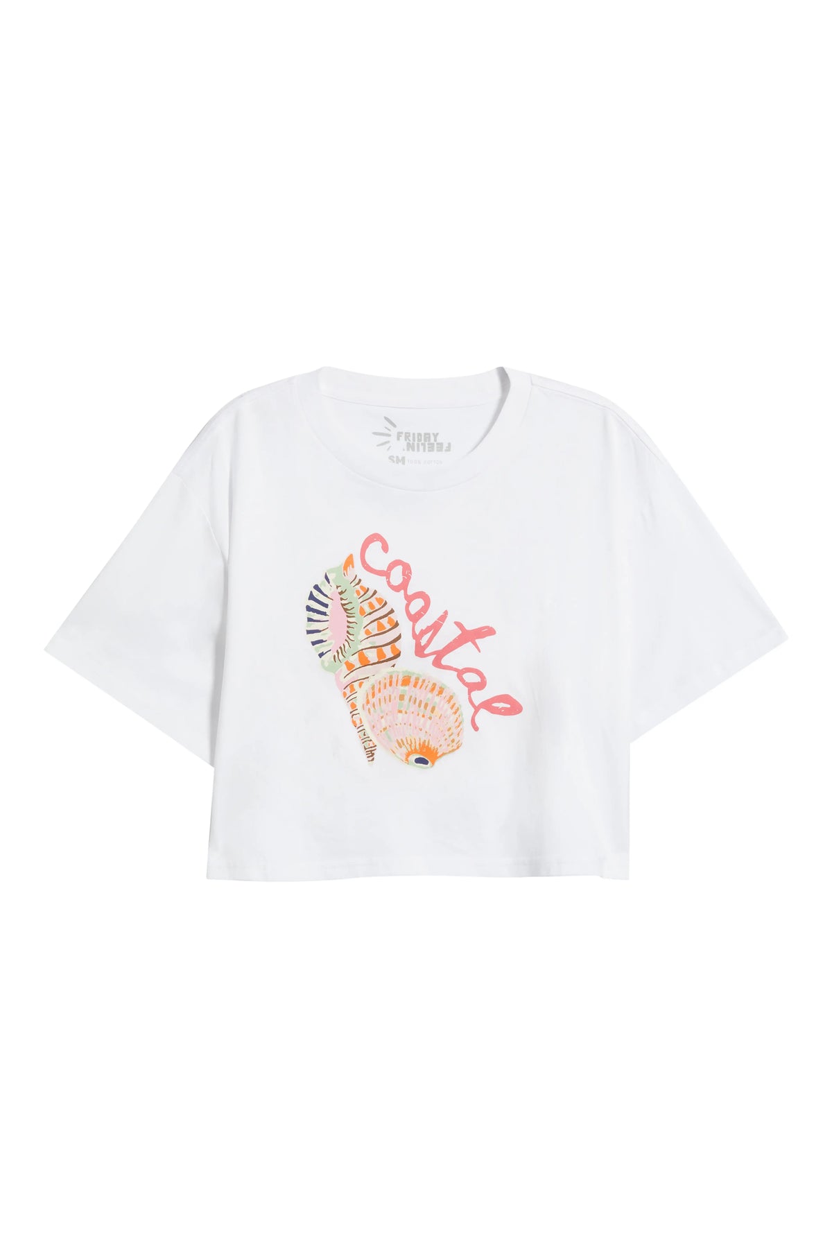 Coastal Crop Tee in White