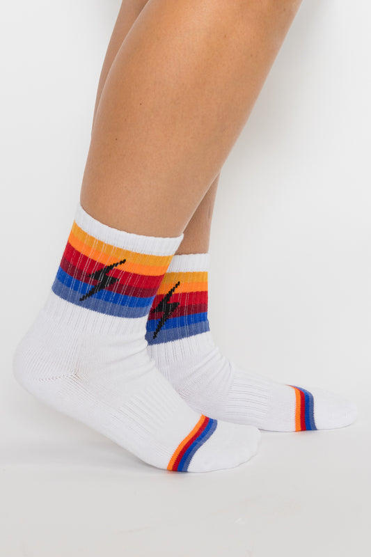 Electric Rainbow Socks