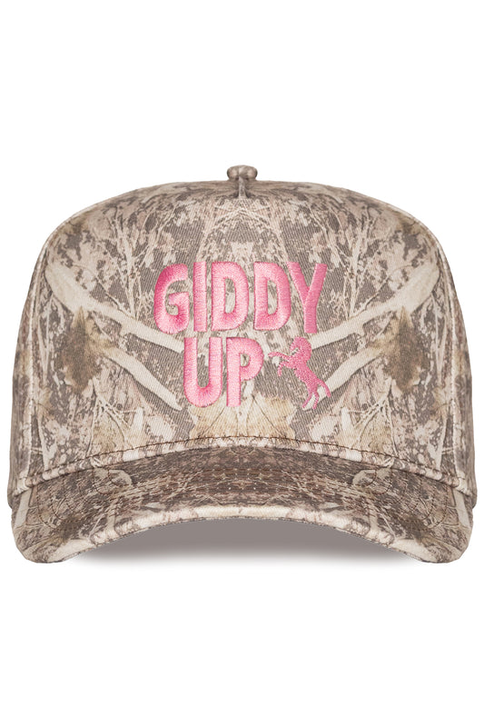 Giddy Up Camo Snapback