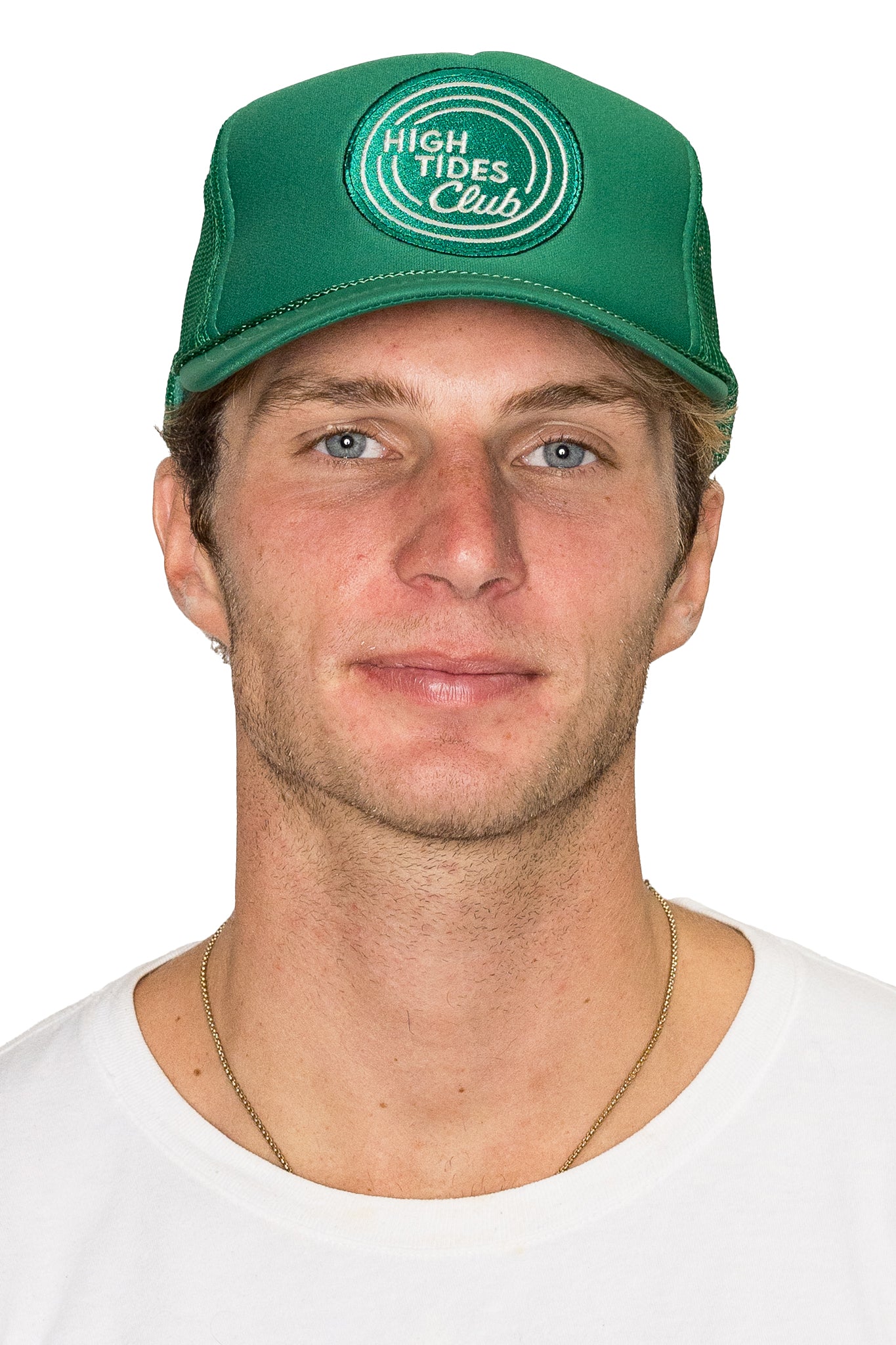 High Tides Club Trucker Hat in Green