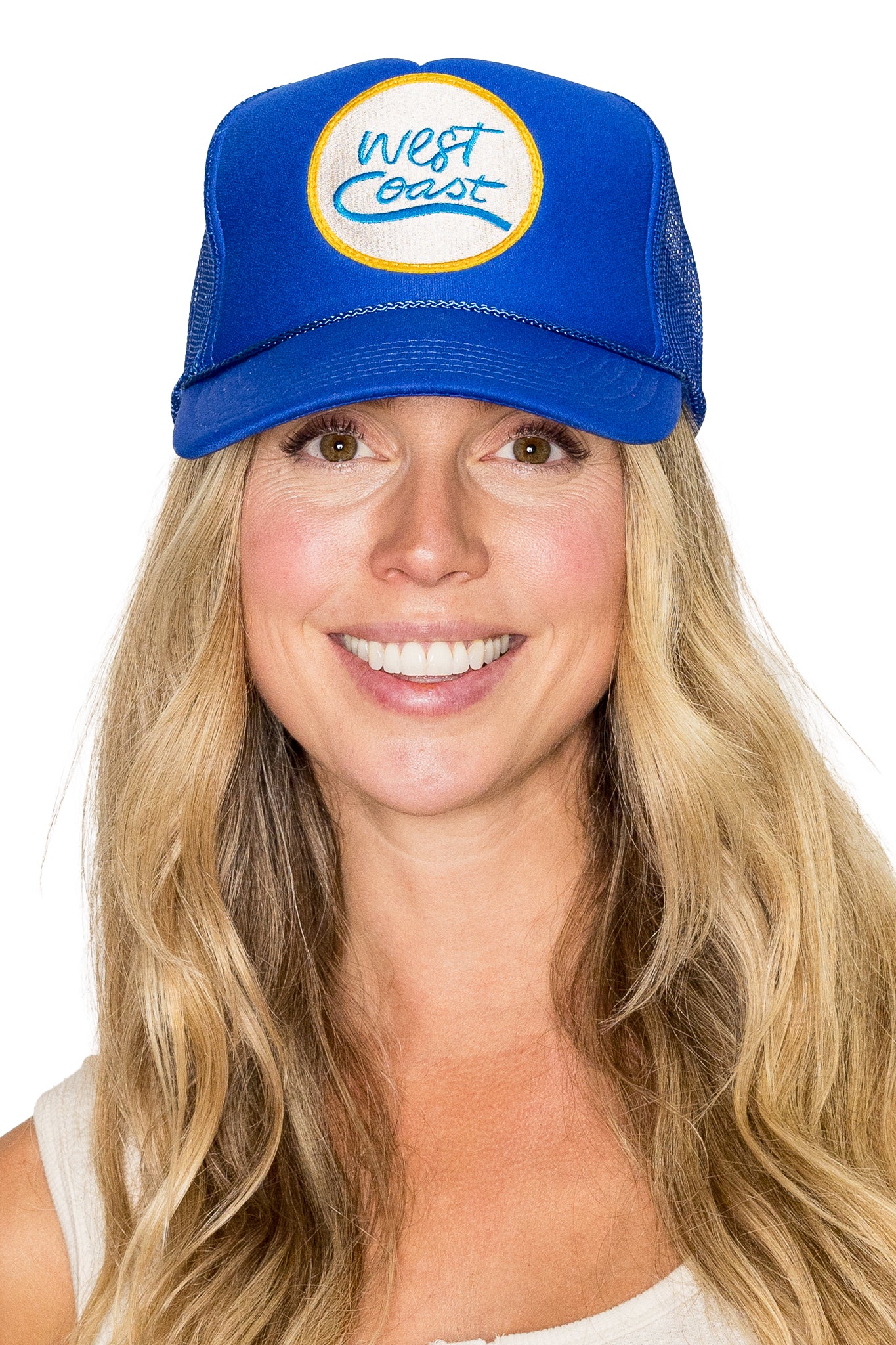 West Coast Trucker Hat in Royal Blue