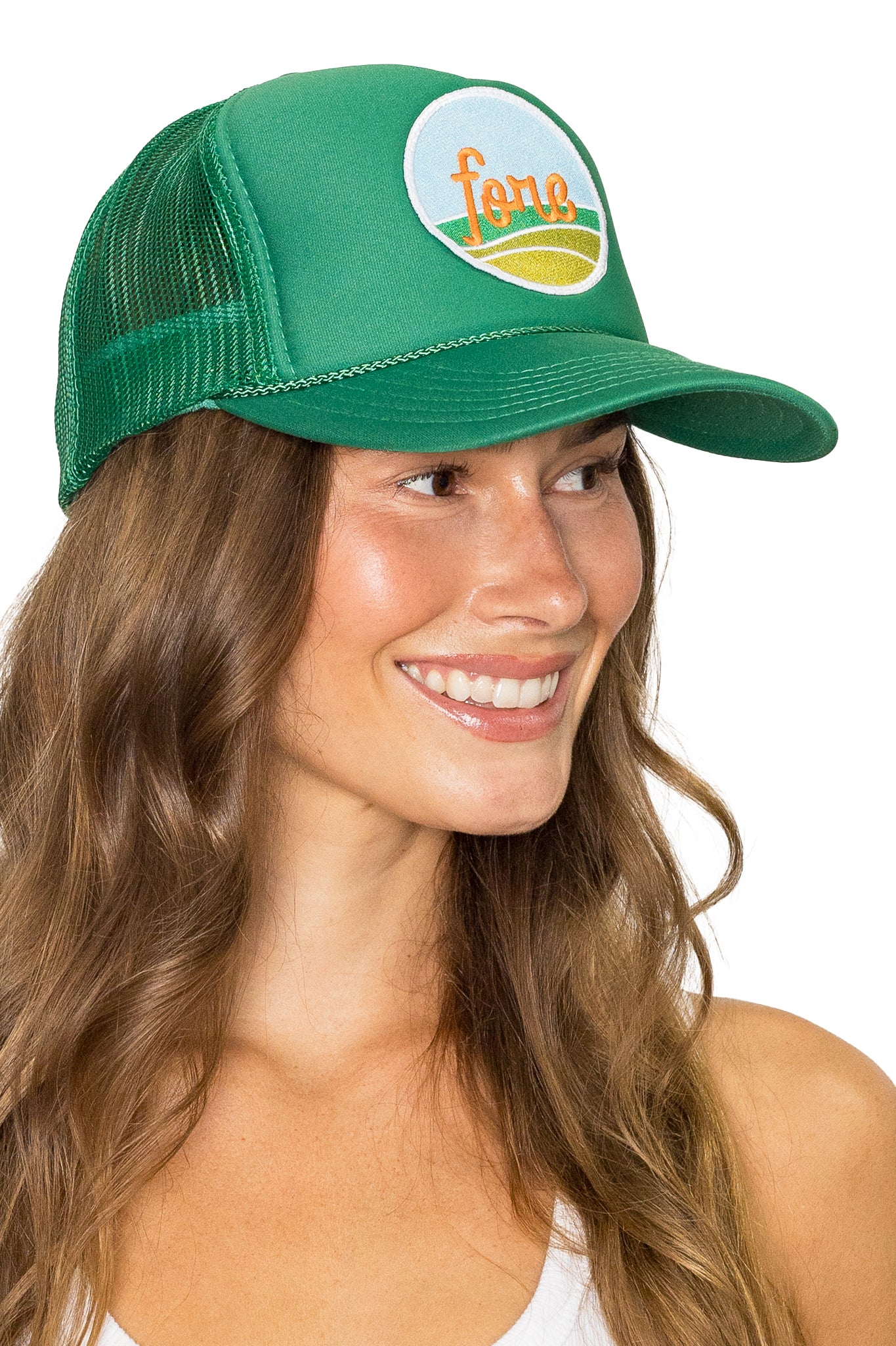 Fore Trucker Hat in Green