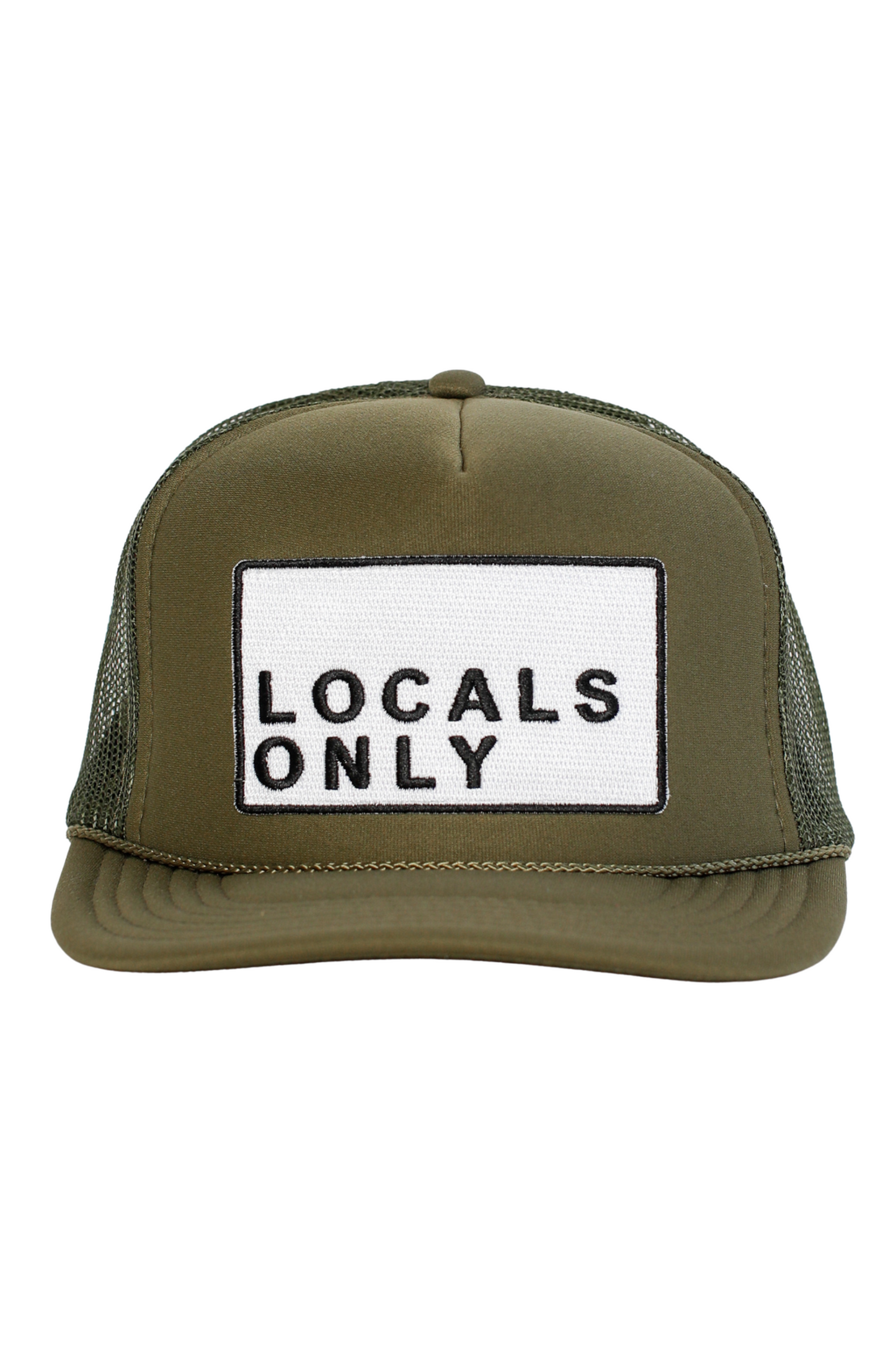 Locals Only Trucker Hat in Olive