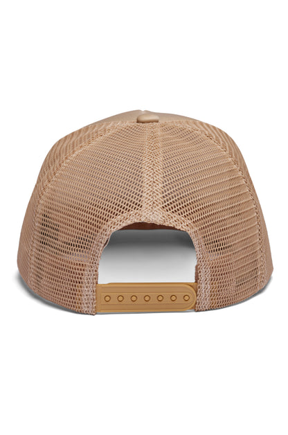 Yall Trucker Hat in Tan