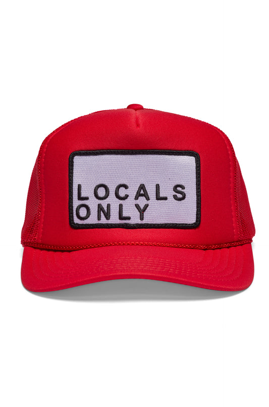 Locals Only Hat - Red