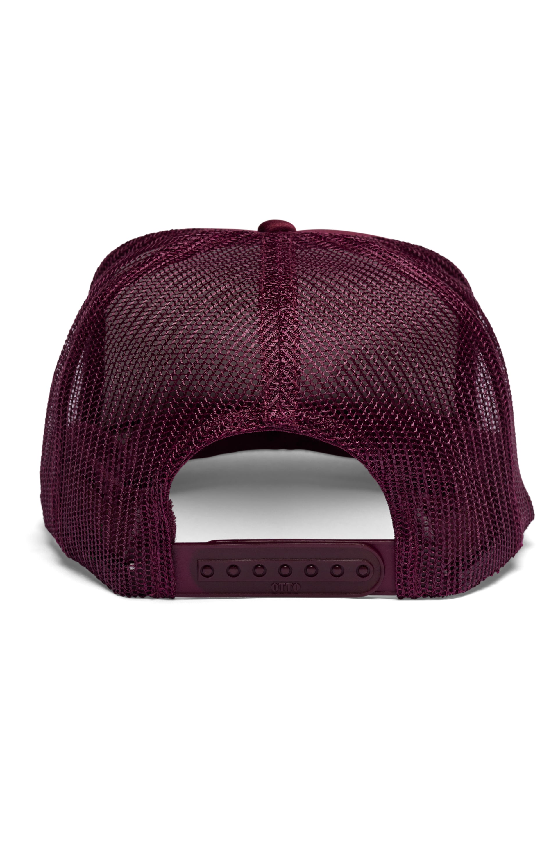 Unisex trucker hat featuring a versatile design with breathable mesh panels and adjustable snapback closure