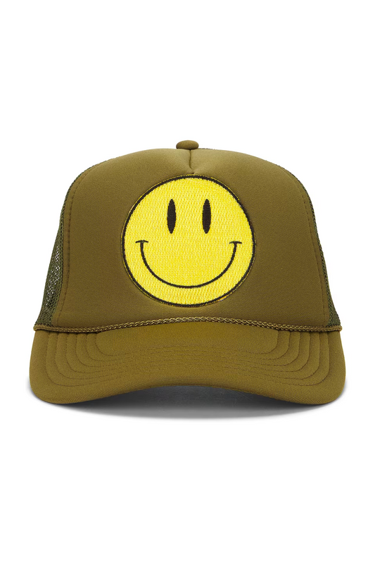 Unisex trucker hat featuring a versatile design with breathable mesh panels and adjustable snapback closure
