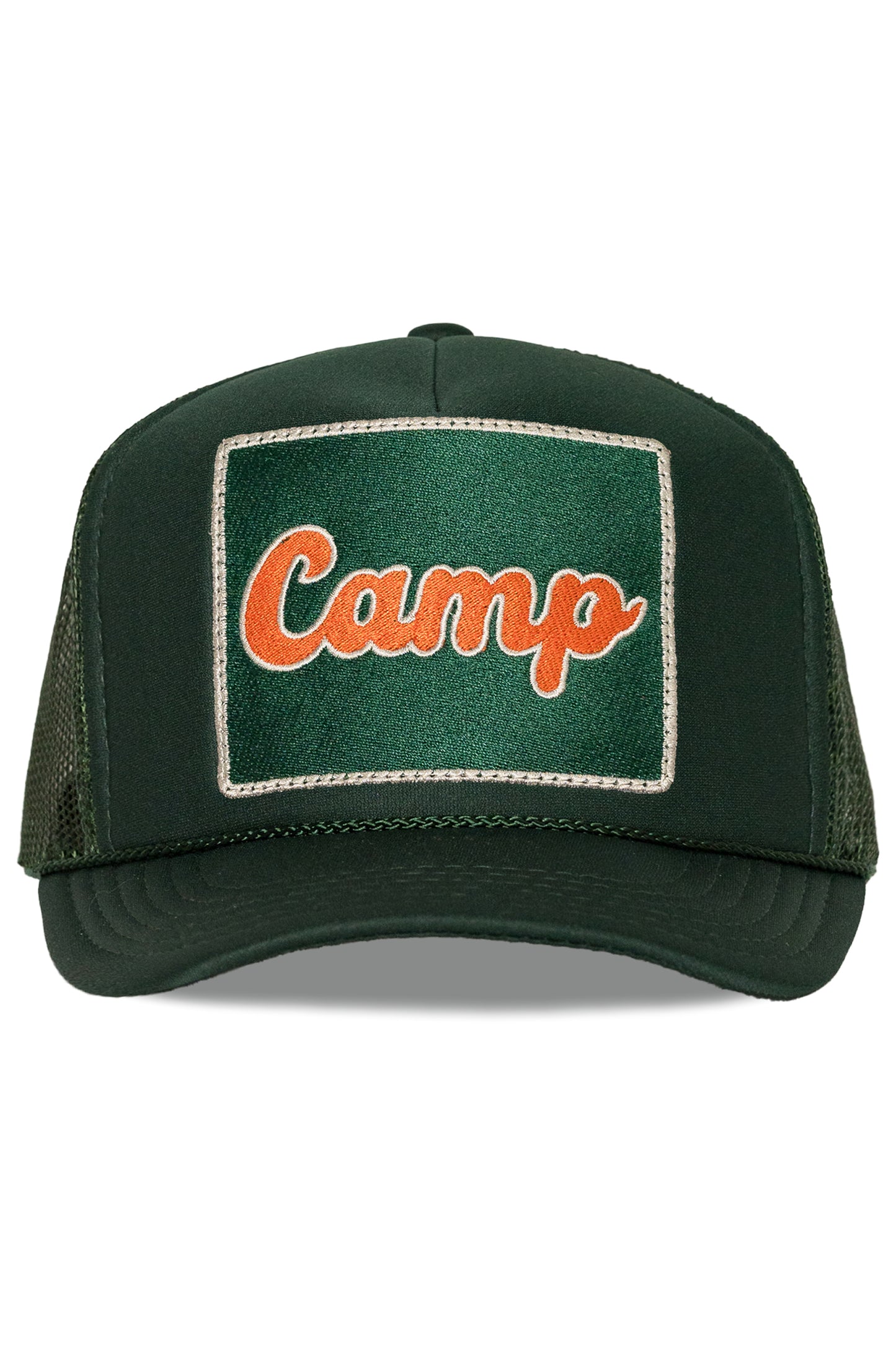 Camp Trucker Hat in Emerald Green