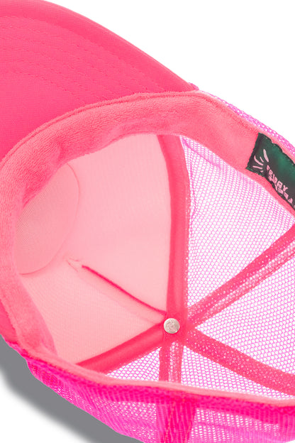 Easy Livin' Trucker Hat in Pink