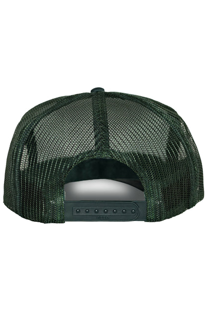 Camp Trucker Hat in Emerald Green