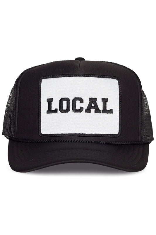 Locals Trucker Hat in Black