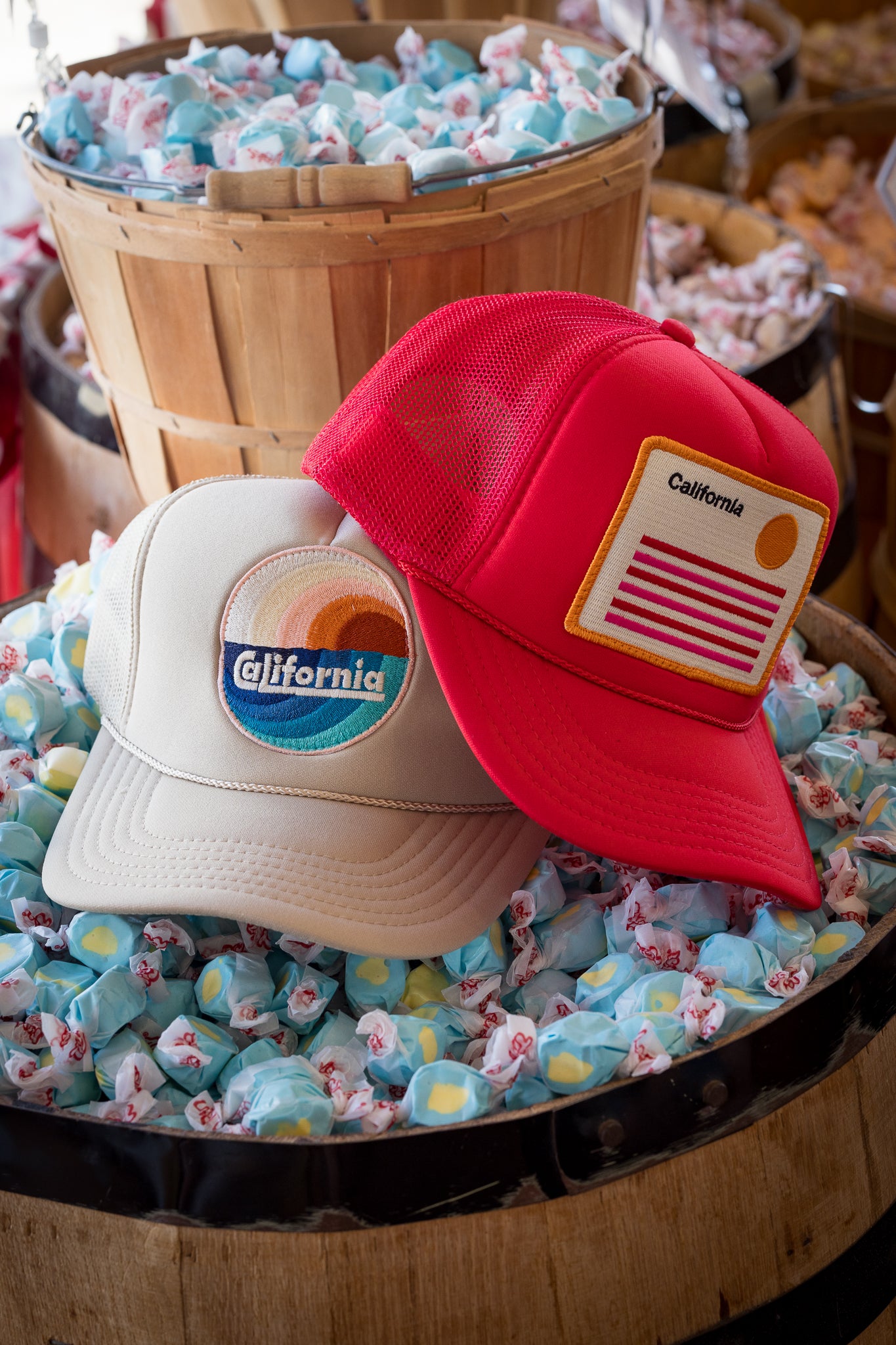 California Stripes Trucker Hat