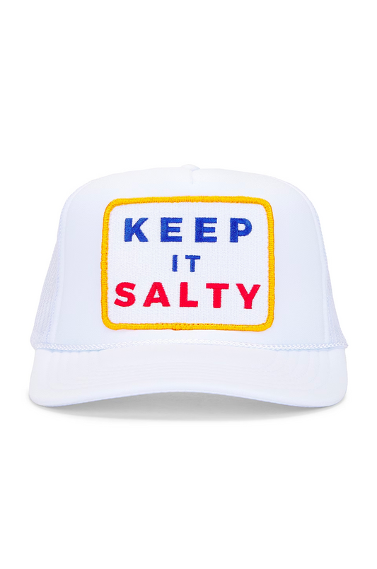 Keep It Salty Hat- White