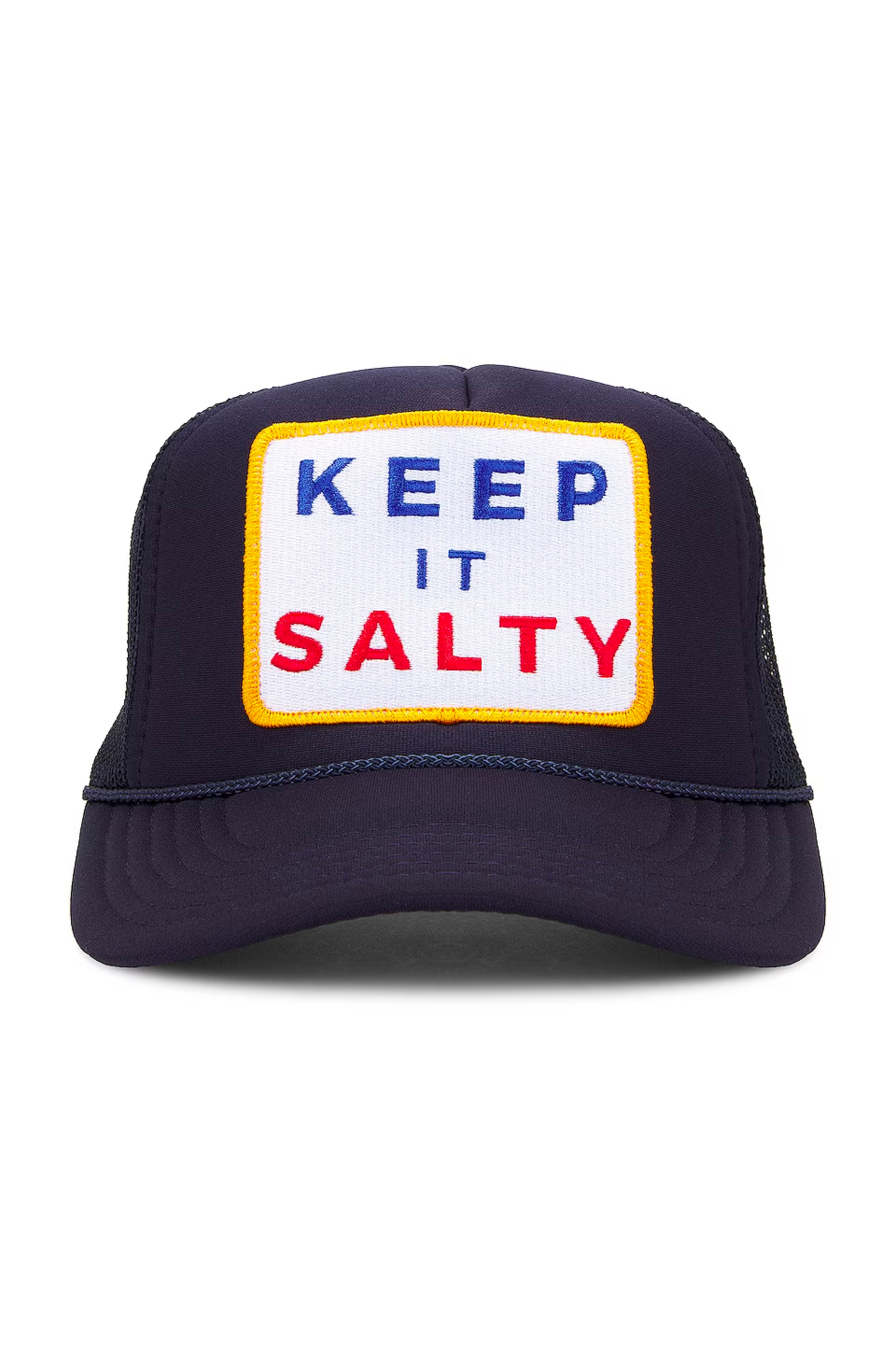 Keep It Salty Trucker Hat in Navy