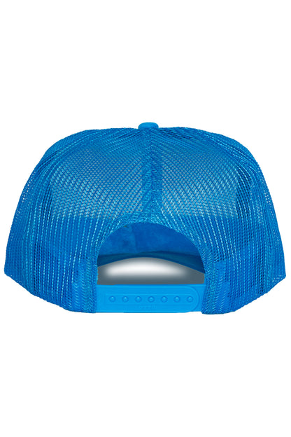 Surf California Trucker Hat in Blue with White