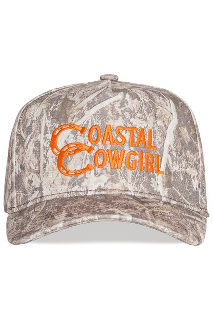 Coastal Cowgirl Snapback Hat in Camo