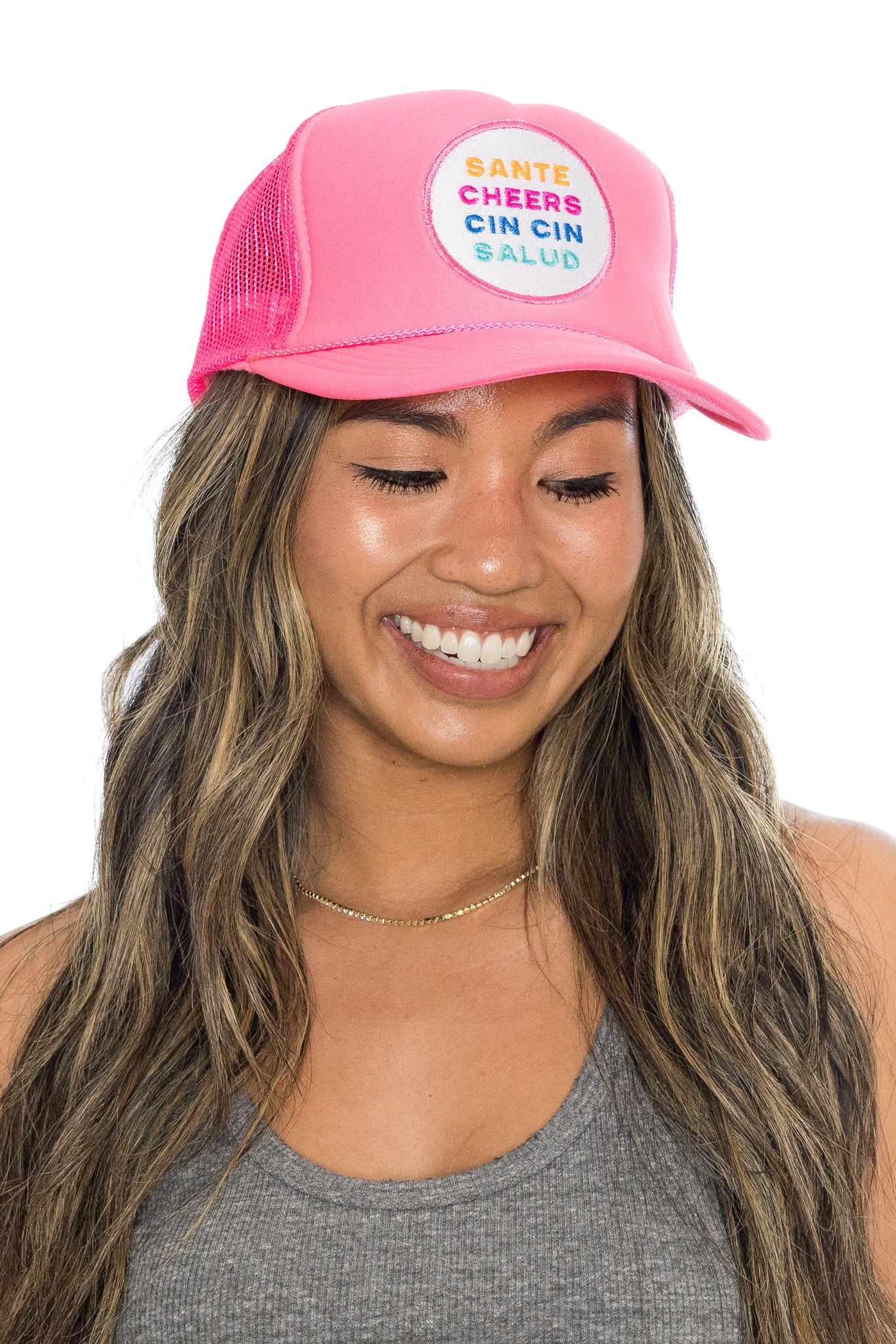 Trucker Hat in Pink